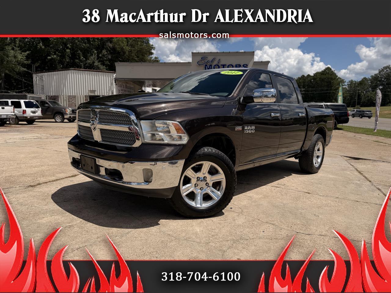 2017 RAM 1500 Lone Star Silver 4x4 Crew Cab 5'7" Box