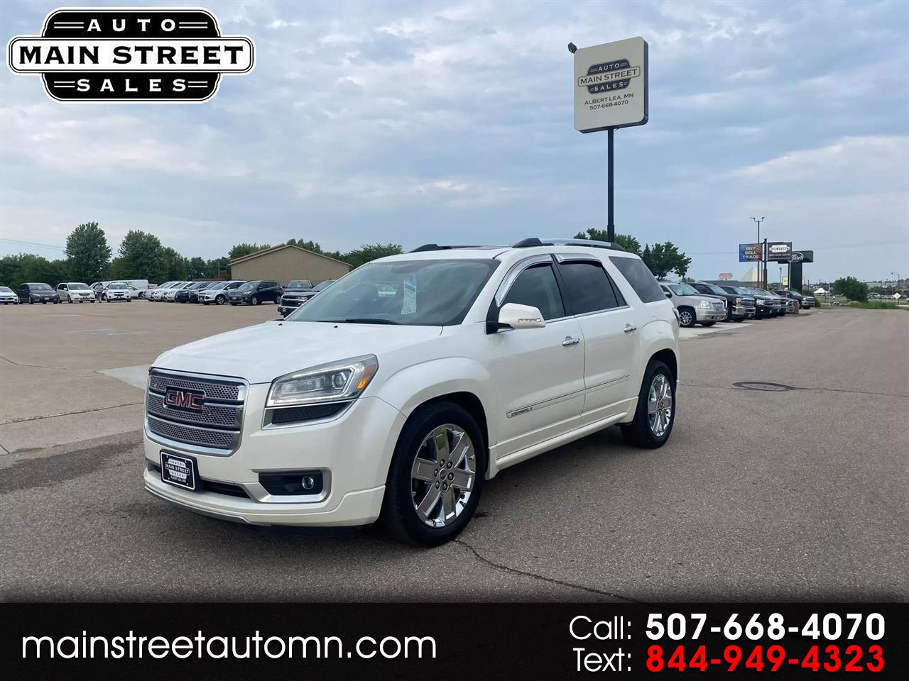 Used 2013 GMC Acadia Denali AWD for Sale in Albert Lea MN 56007 Main