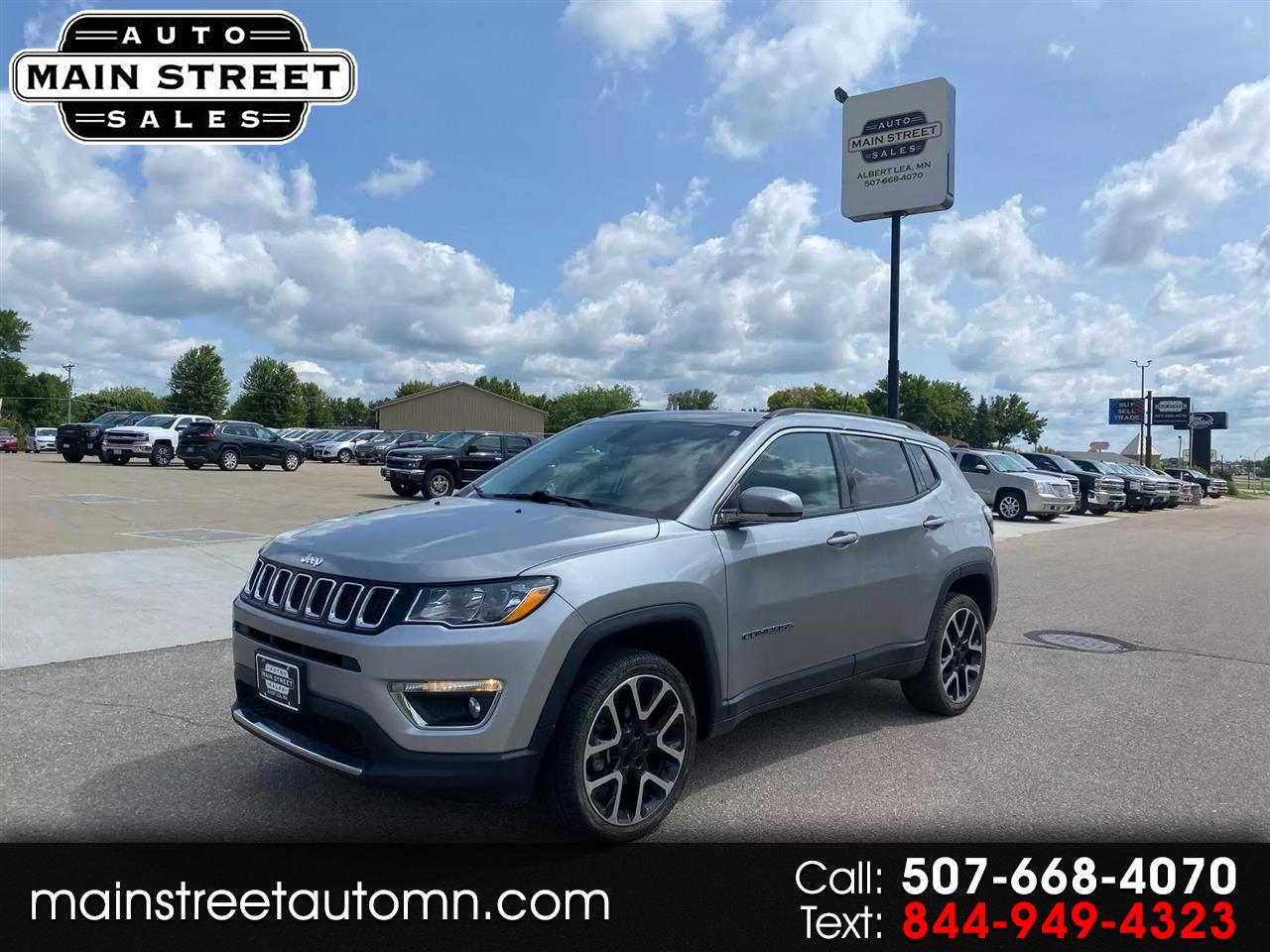 Used 2019 Jeep Compass Limited 4WD for Sale in Albert Lea MN 56007 Main