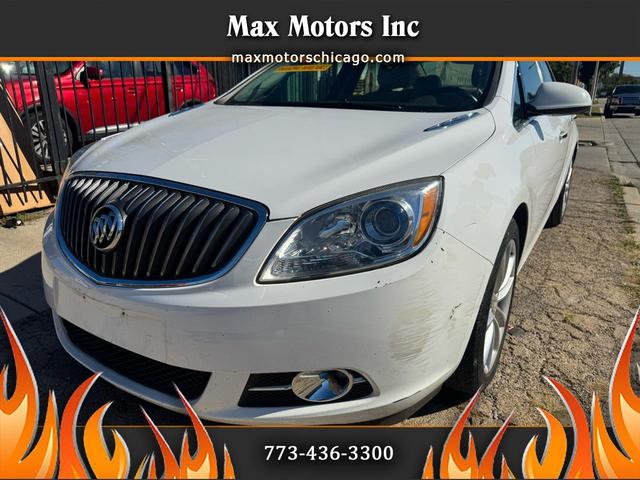 White 2012 Buick Verano Leather FWD Sedan Front-Wheel Drive Automatic