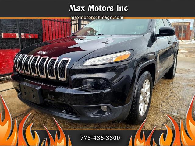 Black 2017 Jeep Cherokee SUV / Crossover Four-Wheel Drive Automatic