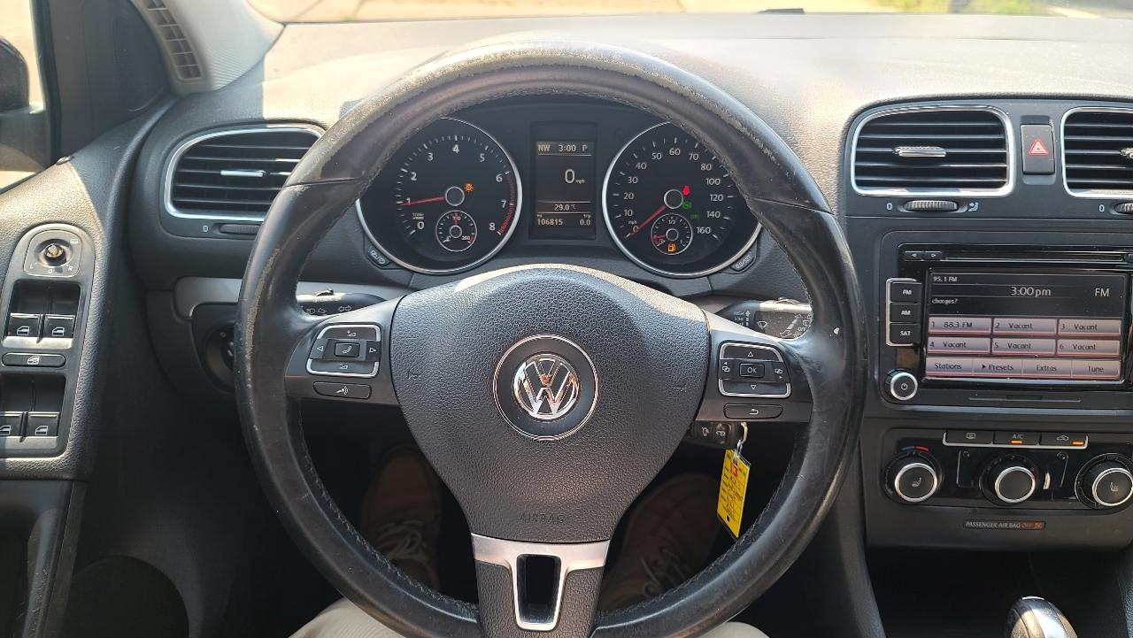 Volkswagen Golf 2.5L Conv & Sunroof 4 Door PZEV 2013