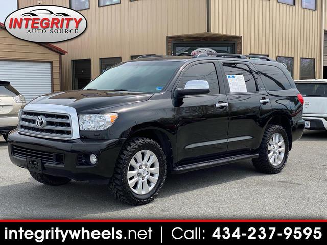 Black 2012 Toyota Sequoia Platinum 4WD SUV / Crossover Four-Wheel Drive Automatic