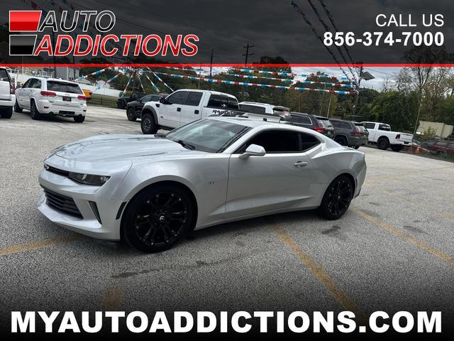 Silver 2018 Chevrolet Camaro 1LT Coupe RWD Coupe Rear-Wheel Drive Automatic