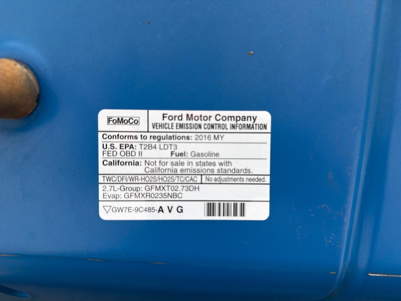 Ford F-150 XL SuperCrew 5.5-ft. Bed 4WD 2016