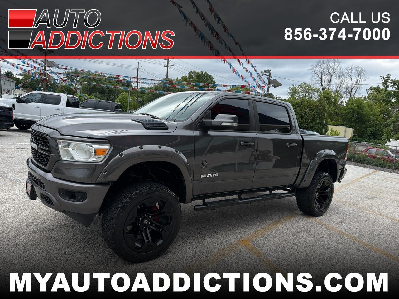 2022 RAM 1500 Big Horn Crew Cab SWB 4WD BLACK WIDOW