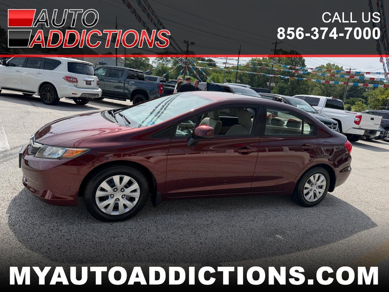 2012 Honda Civic LX Sedan 5-Speed AT