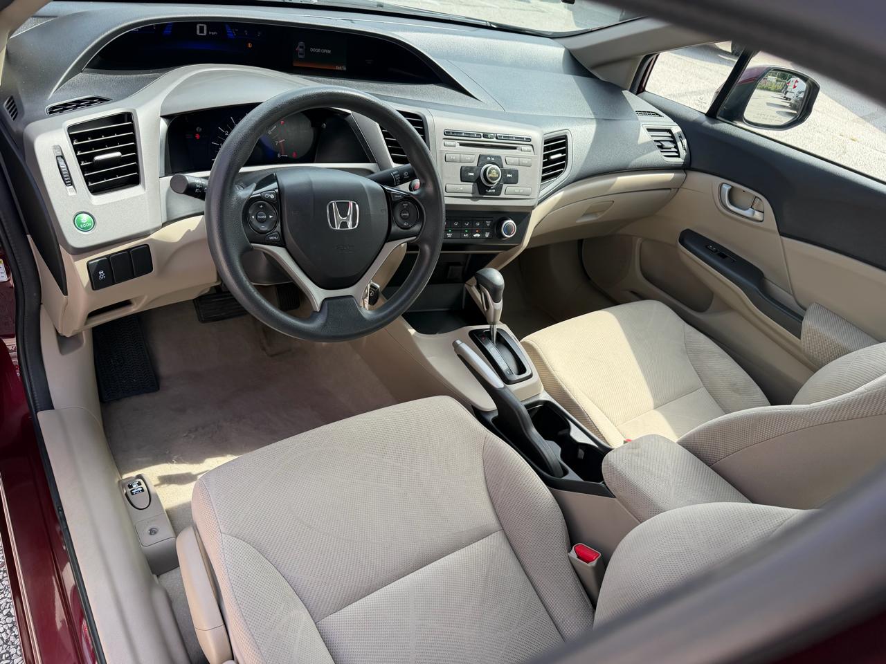 Honda Civic 4dr Sdn LX "O" Auto w/Air 2012