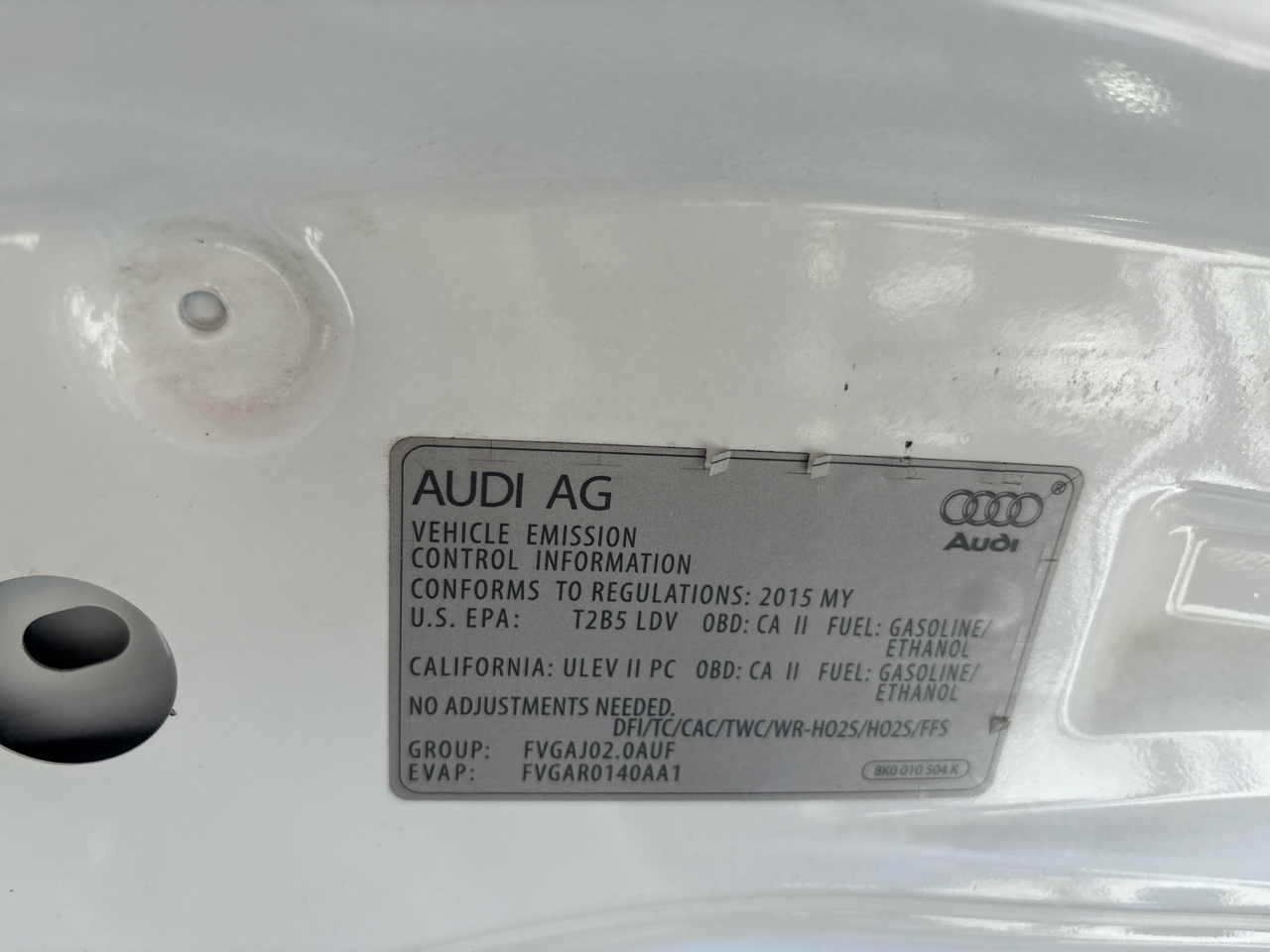 Audi A5 2dr Cpe Auto quattro 2.0T Premium Plus 2015 Audi A5 2dr Cpe Auto quattro 2.0T Premium Plus 2015