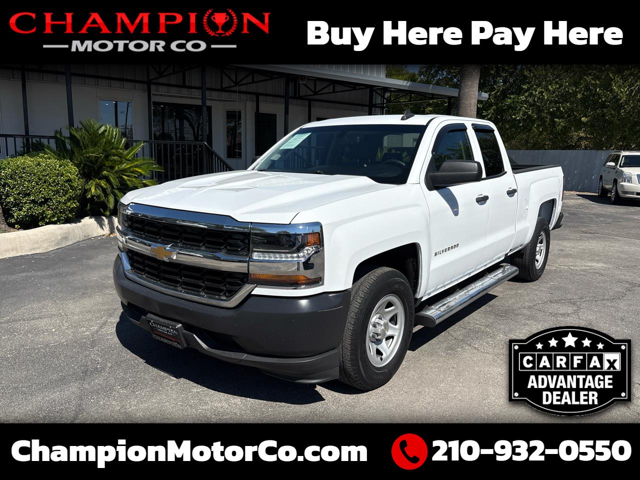 2016 Chevrolet Silverado 1500 2WD Double Cab 143.5" Work Truck