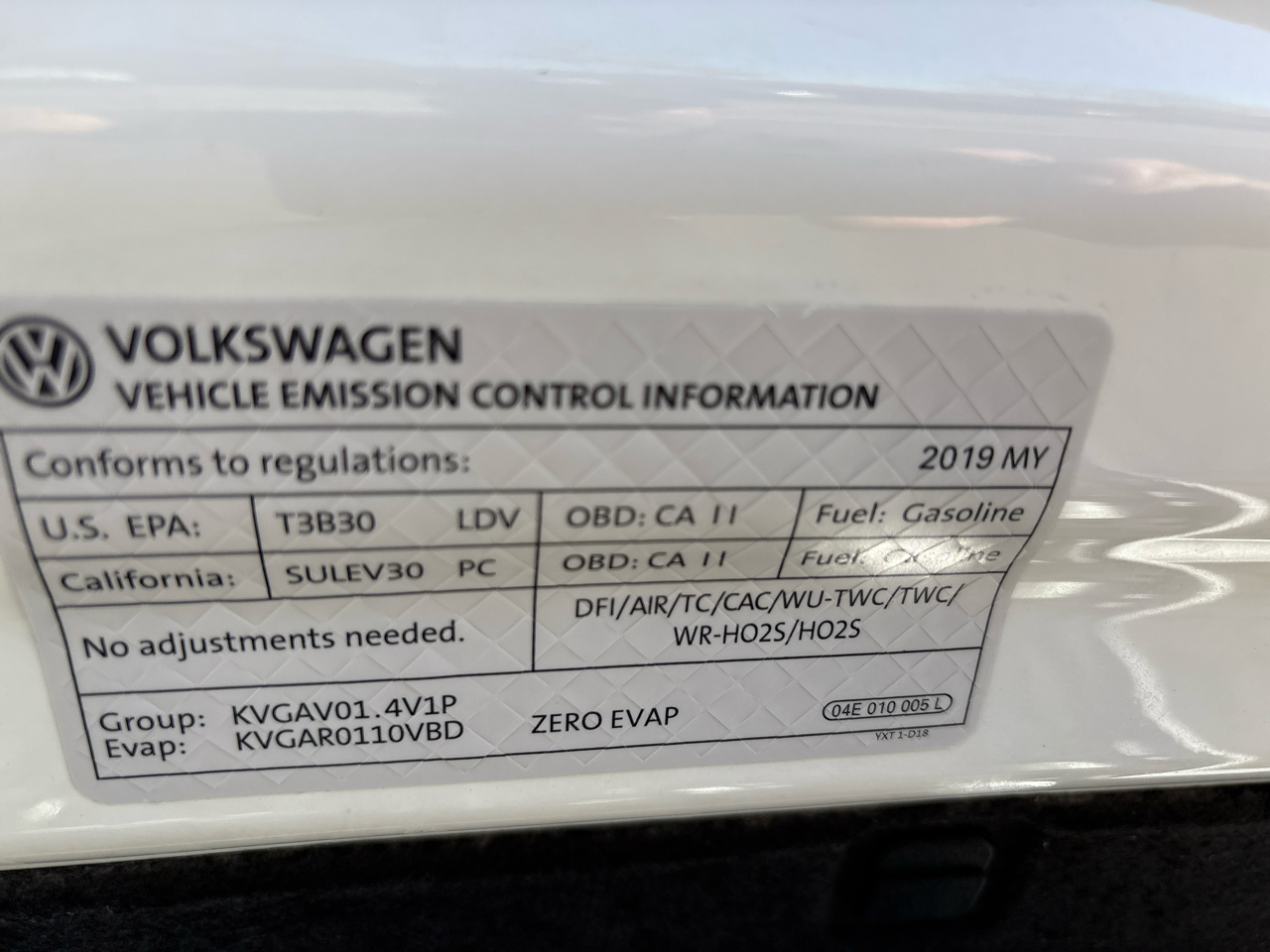 Volkswagen Jetta R-Line Auto w/SULEV 2019