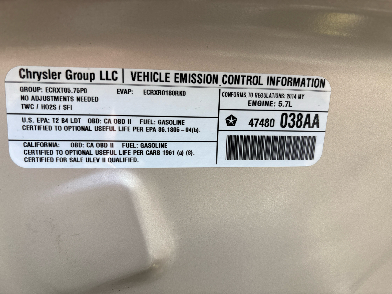 Jeep Grand Cherokee RWD 4dr Limited 2014