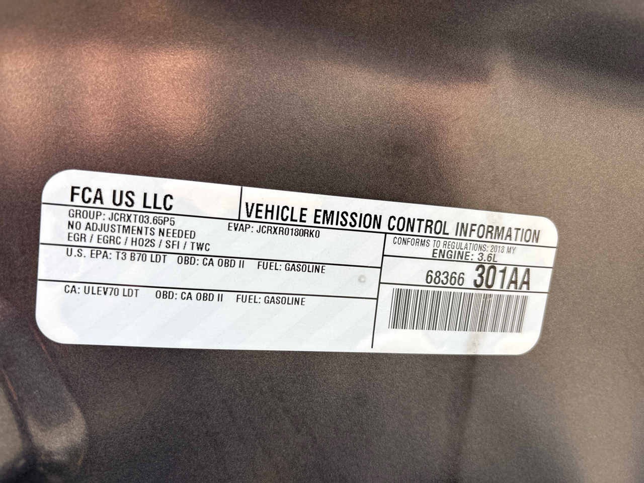 Dodge Durango SXT RWD 2018