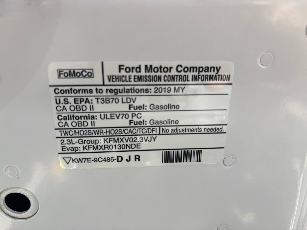 Ford Mustang EcoBoost Convertible 2019