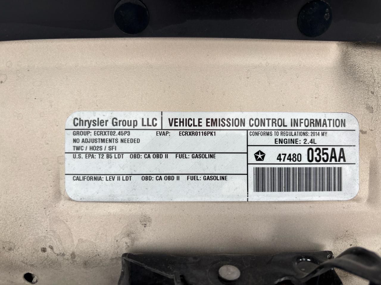 Jeep Cherokee FWD 4dr Latitude 2014