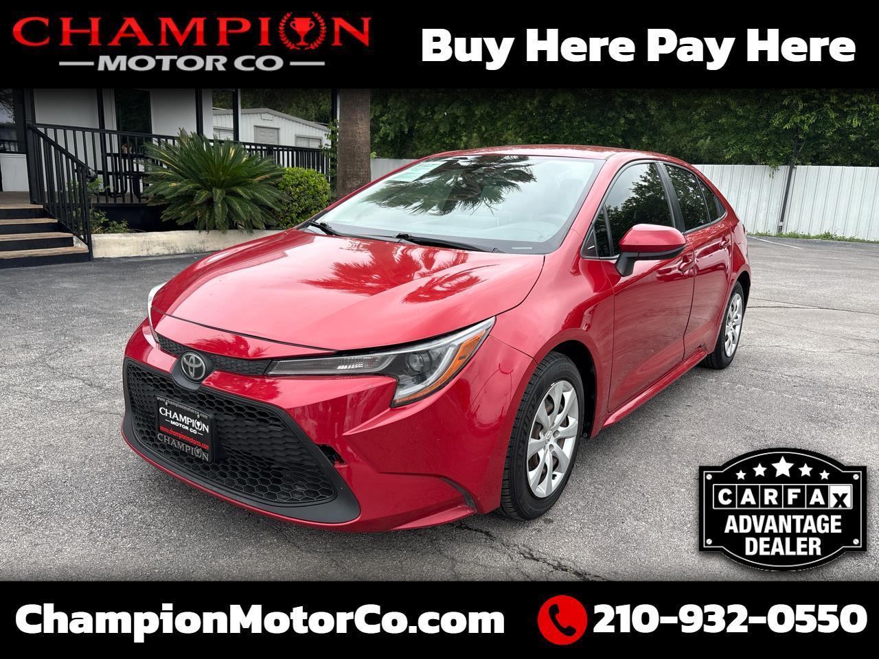 2020 Toyota Corolla LE CVT (Natl)