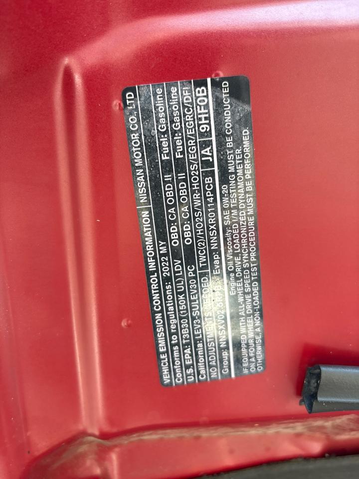 Nissan Altima 2.5 SV Sedan 2022