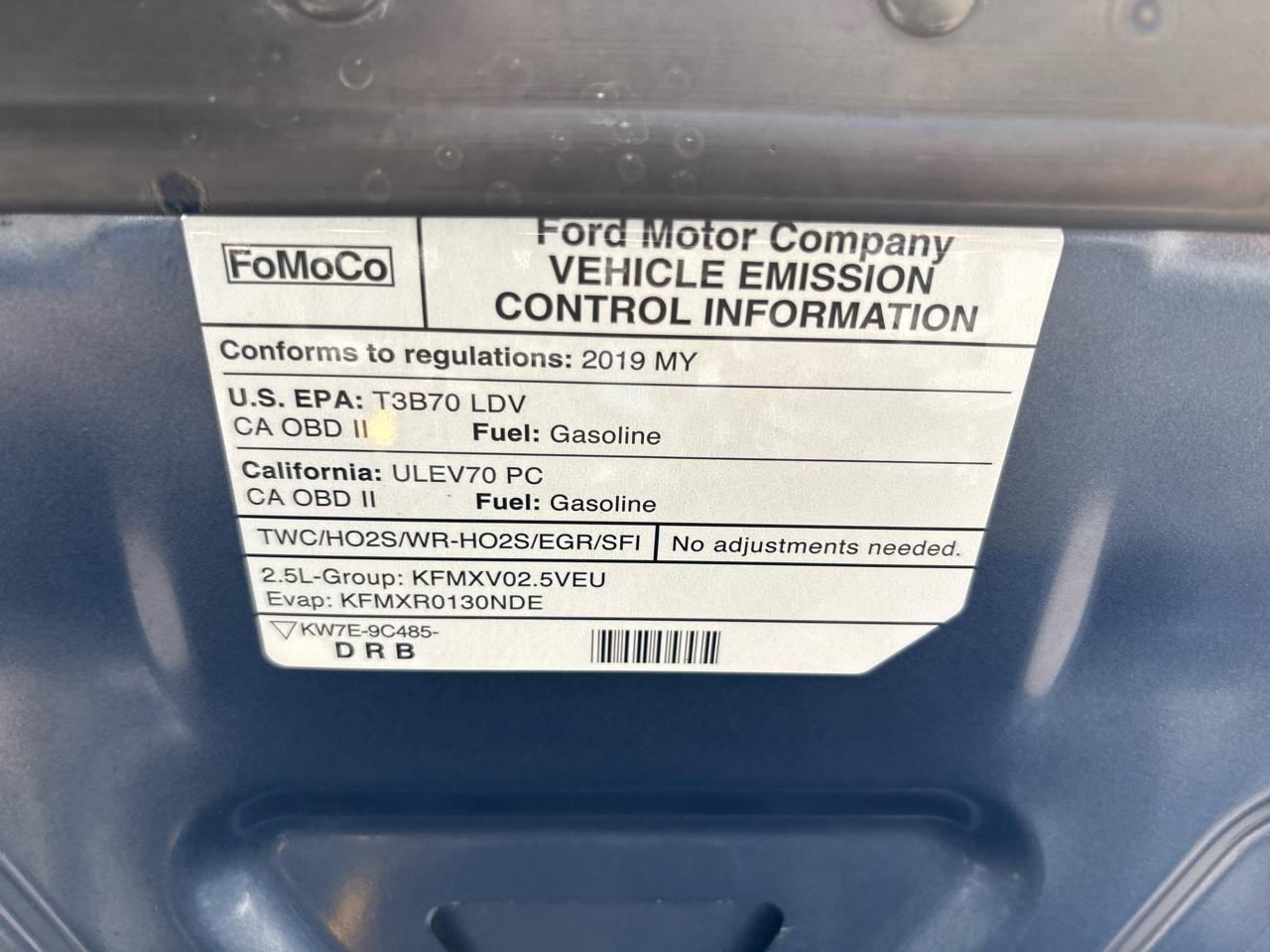 Ford Fusion S FWD 2019