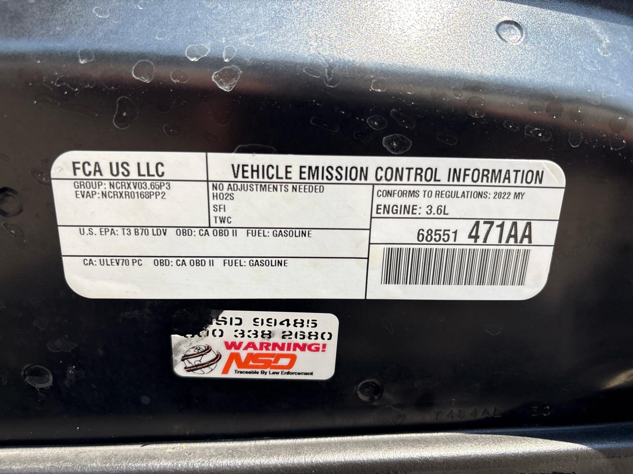 Chrysler 300 Touring L RWD 2022