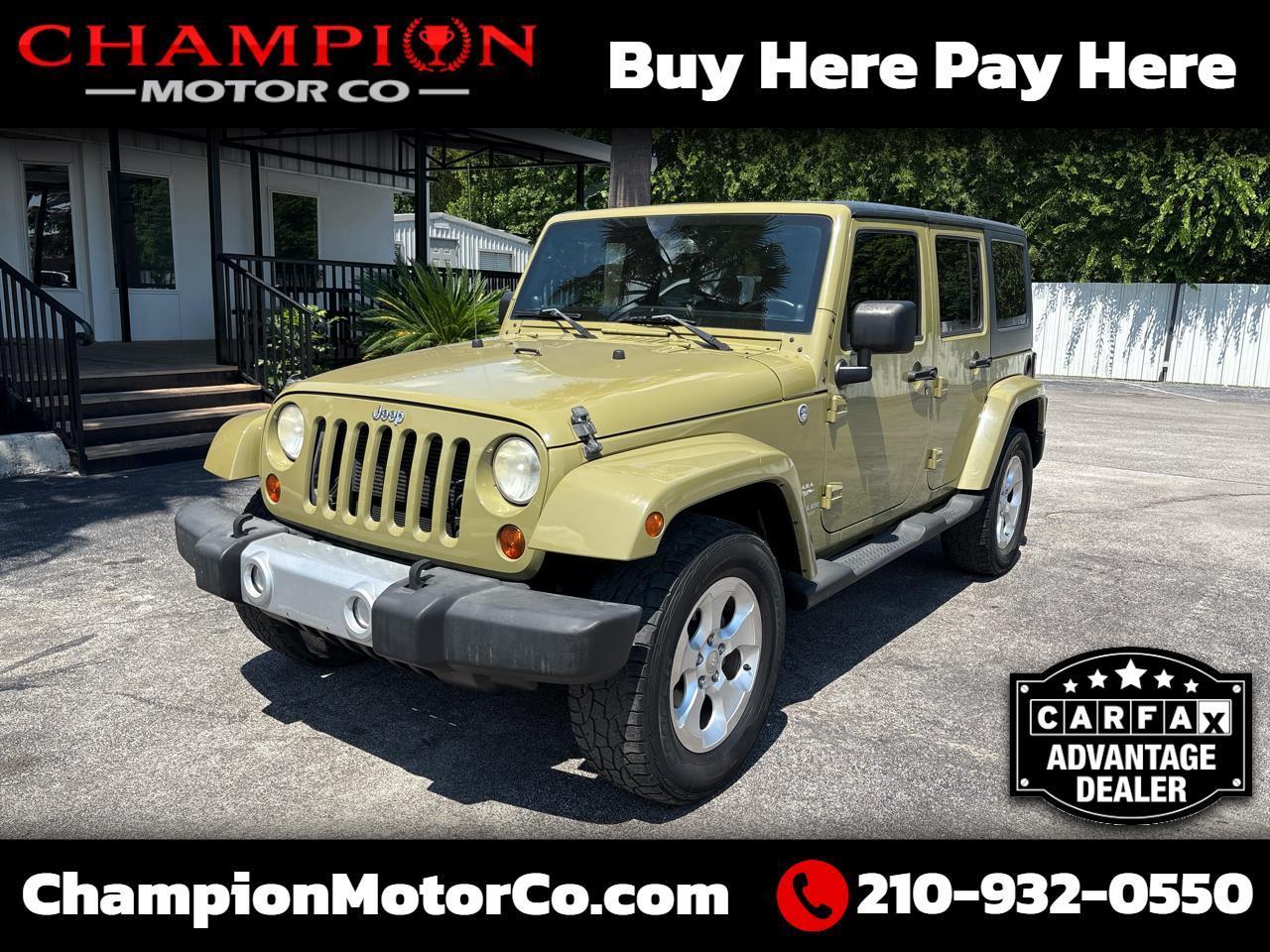 Jeep Wrangler Unlimited 4WD 4dr Sahara 2013