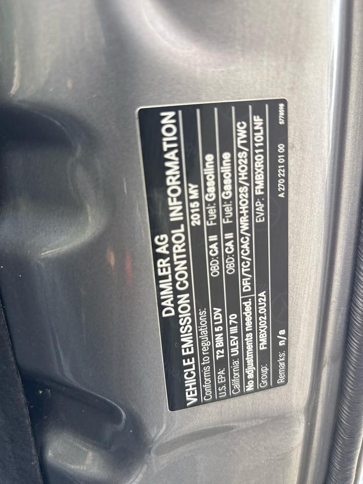 Mercedes-Benz CLA-Class 4dr Sdn CLA 250 FWD 2015