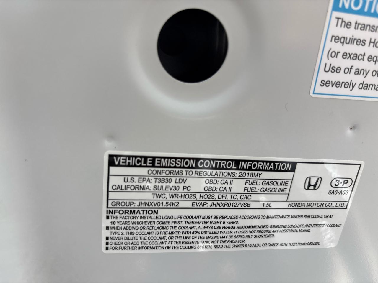 Honda Accord Sedan EX 1.5T CVT 2018
