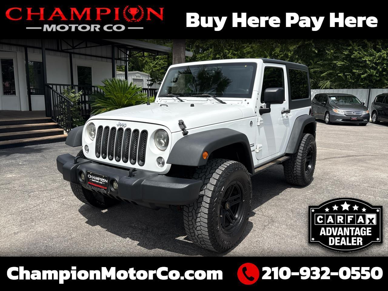 2014 Jeep Wrangler 4WD 2dr Sport