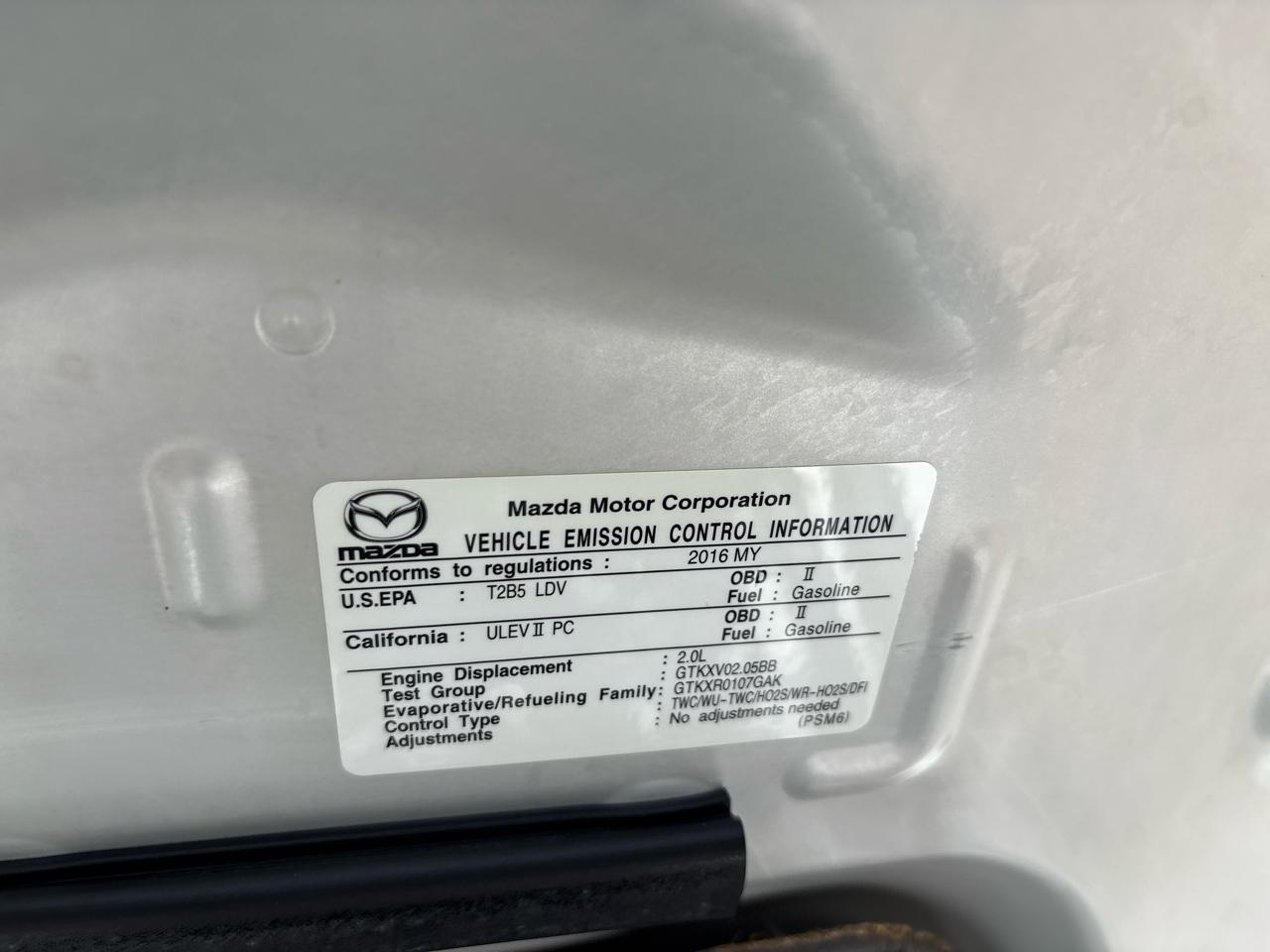 Mazda MX-5 Miata 2dr Conv Auto Club 2016