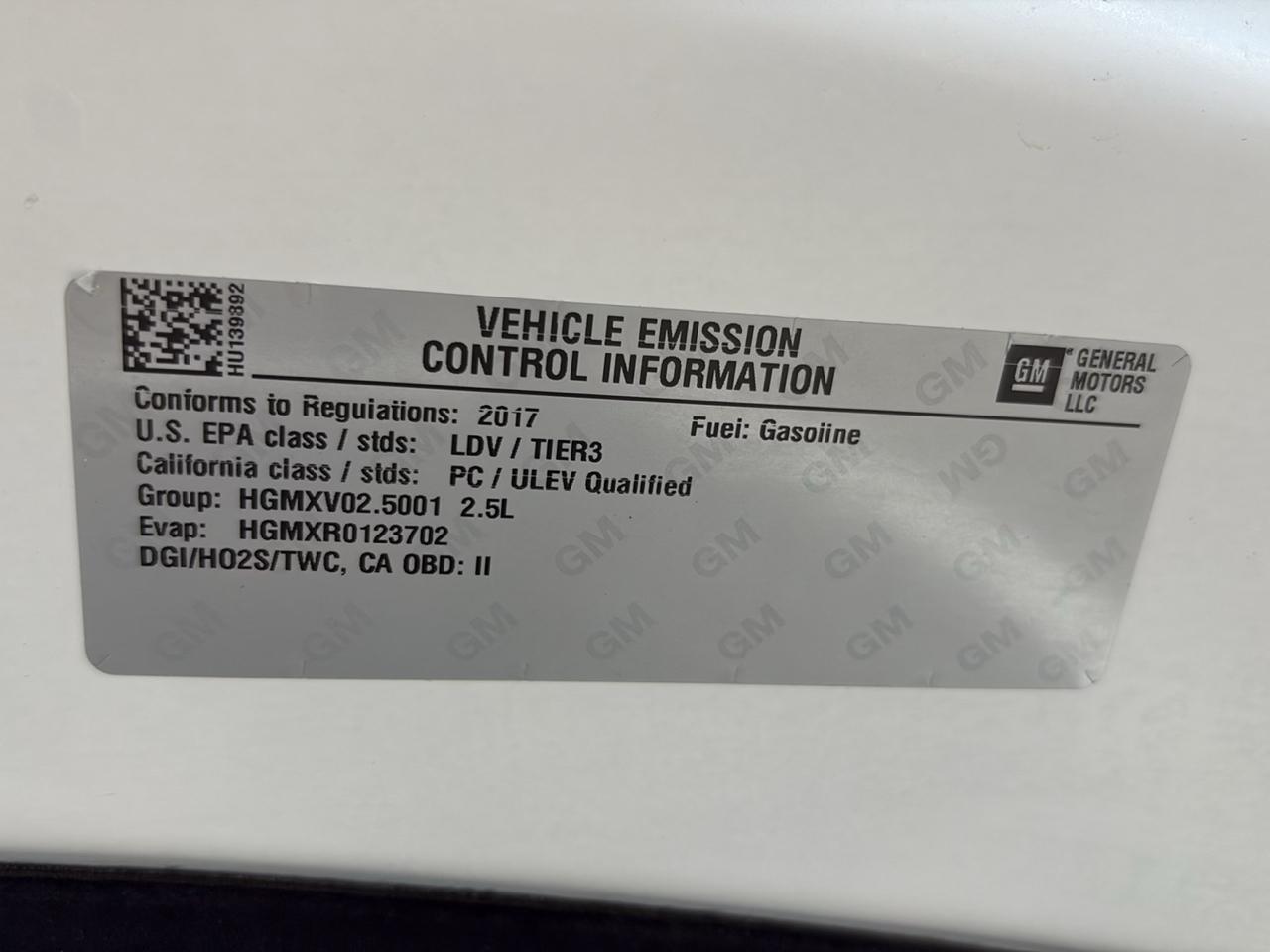 Chevrolet Impala 4dr Sdn LS w/1LS 2017