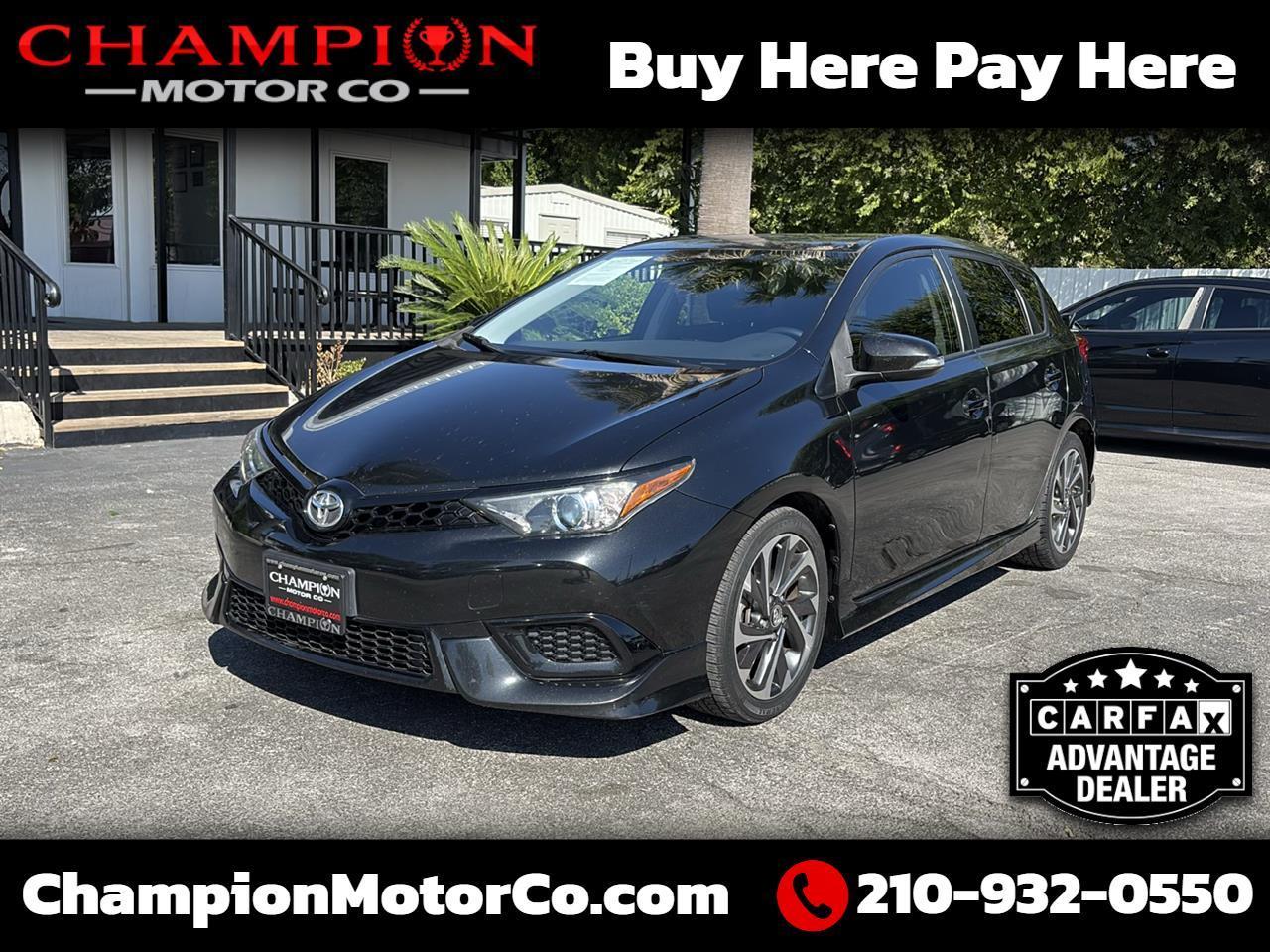 2018 Toyota Corolla iM Manual (Natl)