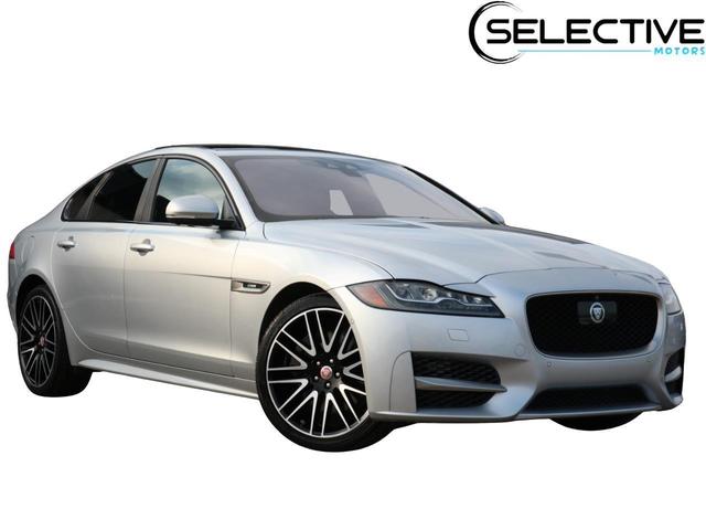 Silver 2016 Jaguar XF 35t R-Sport RWD Sedan Rear-Wheel Drive Automatic