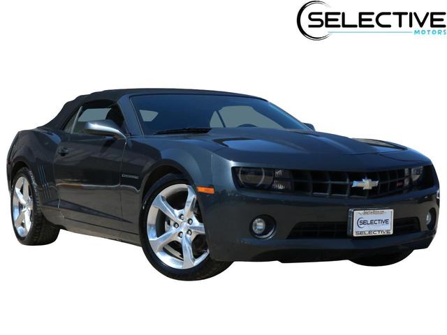 Gray 2013 Chevrolet Camaro 2LT Convertible RWD Convertible Rear-Wheel Drive Automatic
