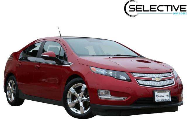 Red 2012 Chevrolet Volt Premium FWD Hatchback Front-Wheel Drive Automatic