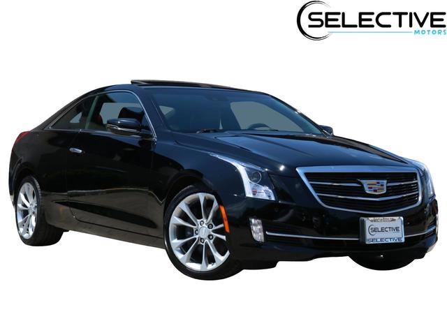 Black 2015 Cadillac ATS Coupe 2.0T Luxury AWD Coupe All-Wheel Drive Automatic