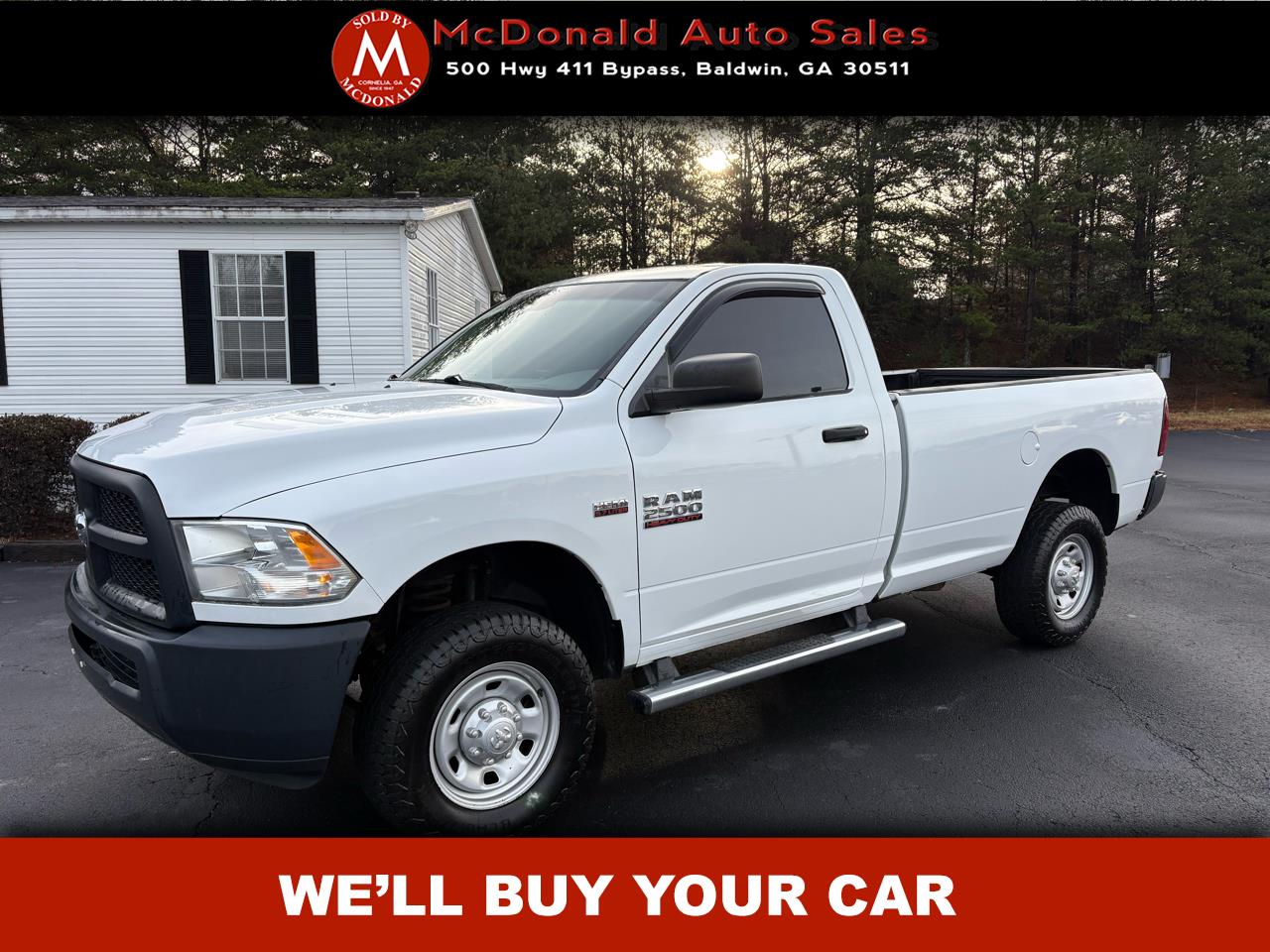 2014 RAM 2500 TRADESMAN REG CAB 4X4