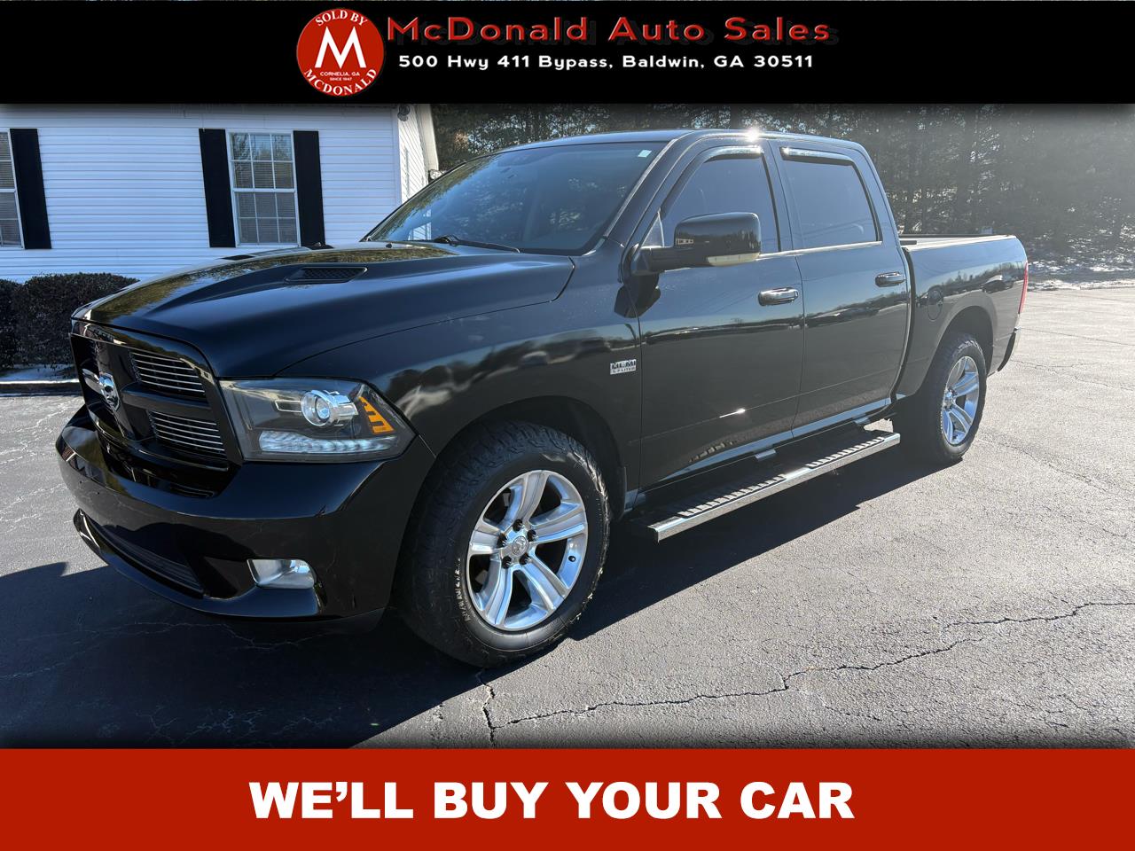 2012 RAM 1500 Sport Crew Cab 4WD