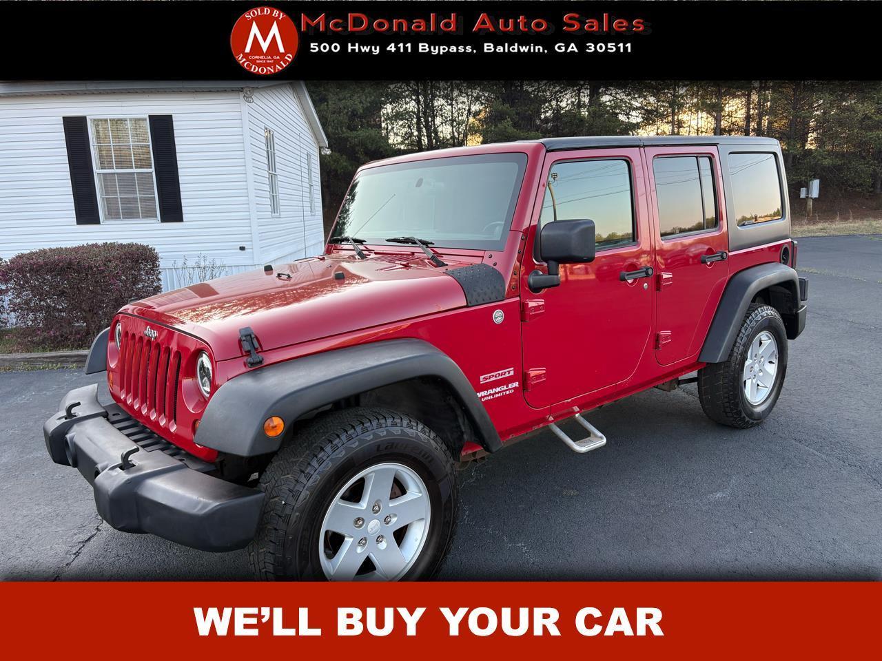 Jeep Wrangler Unlimited Sport 4WD 2011