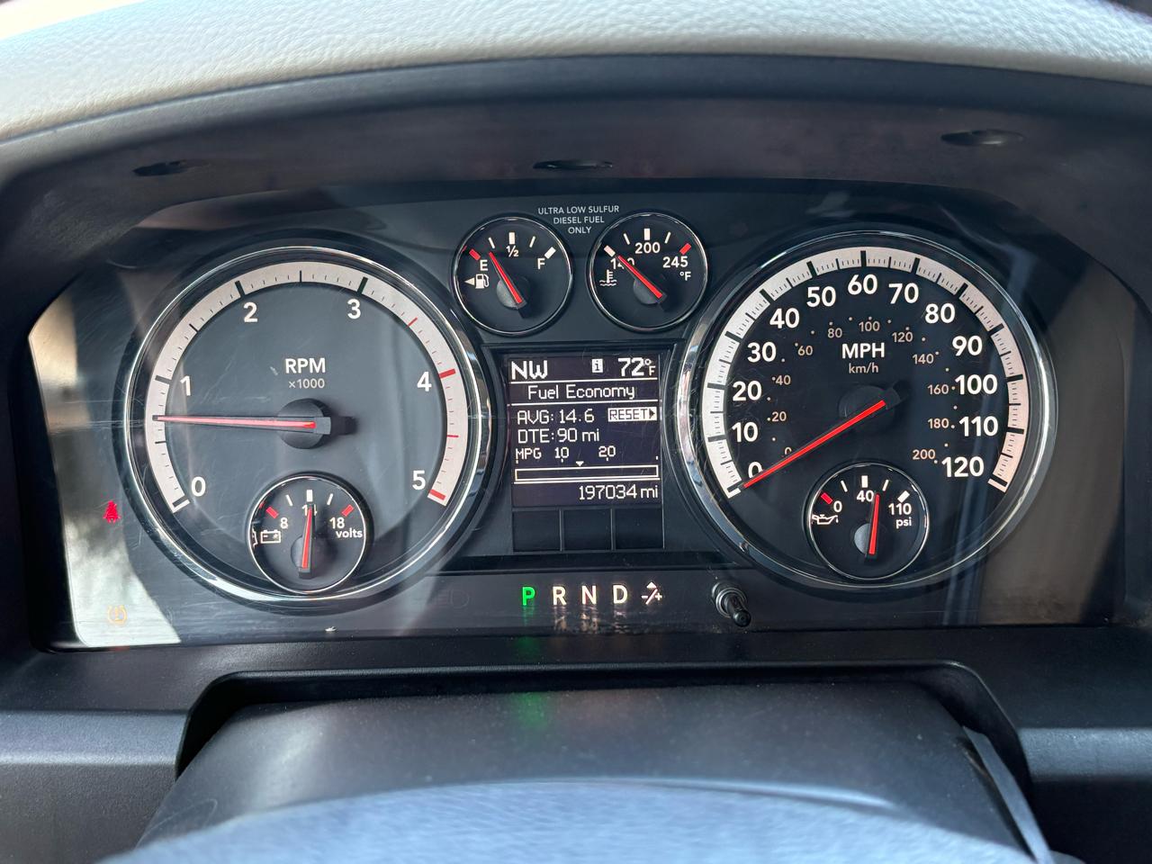 RAM 2500 SLT Crew Cab SWB 4WD 2012