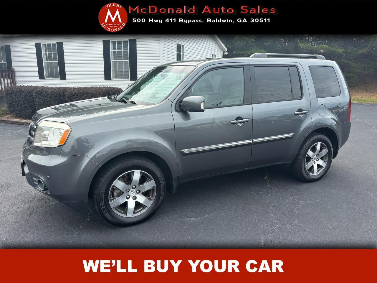 Honda Pilot Touring 4WD 5-Spd AT with DVD 2013