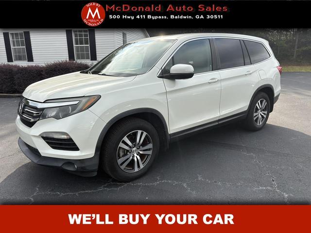 White 2016 Honda Pilot SUV / Crossover Front-Wheel Drive Automatic