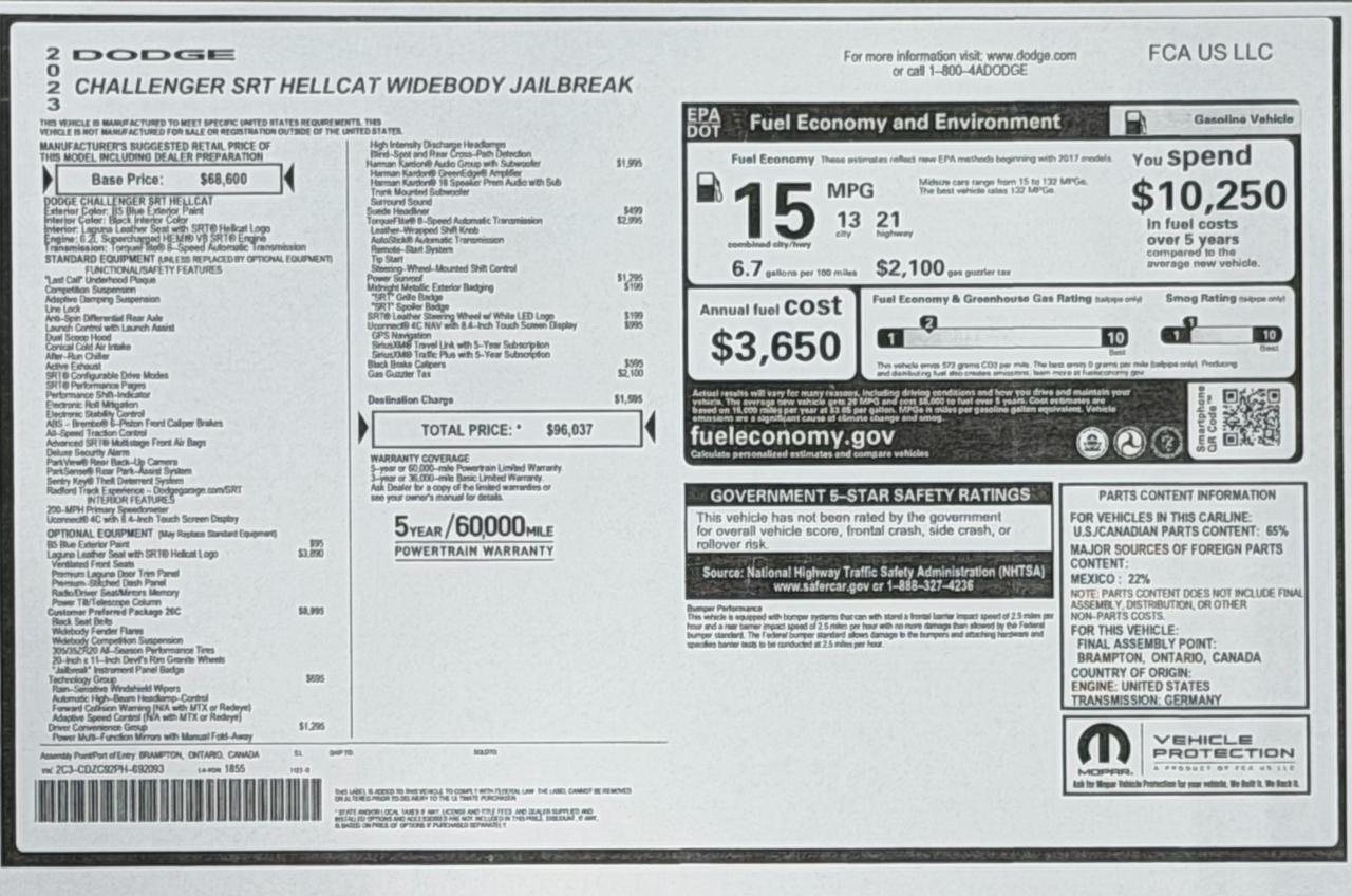 Dodge Challenger  2023
