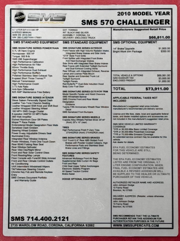 Dodge Challenger  2010