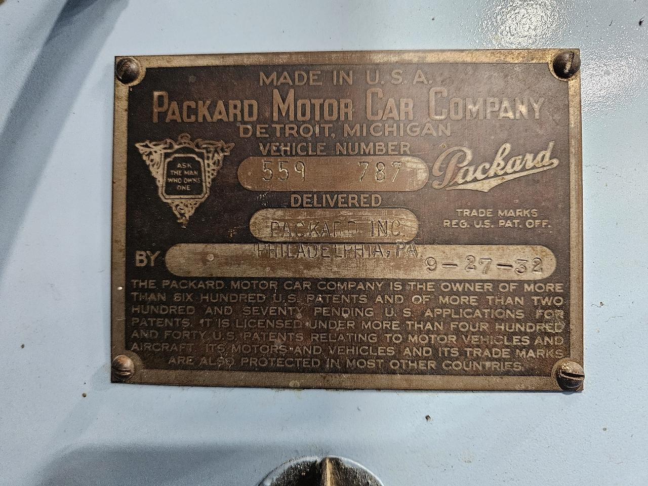 Packard Deluxe 8  1932