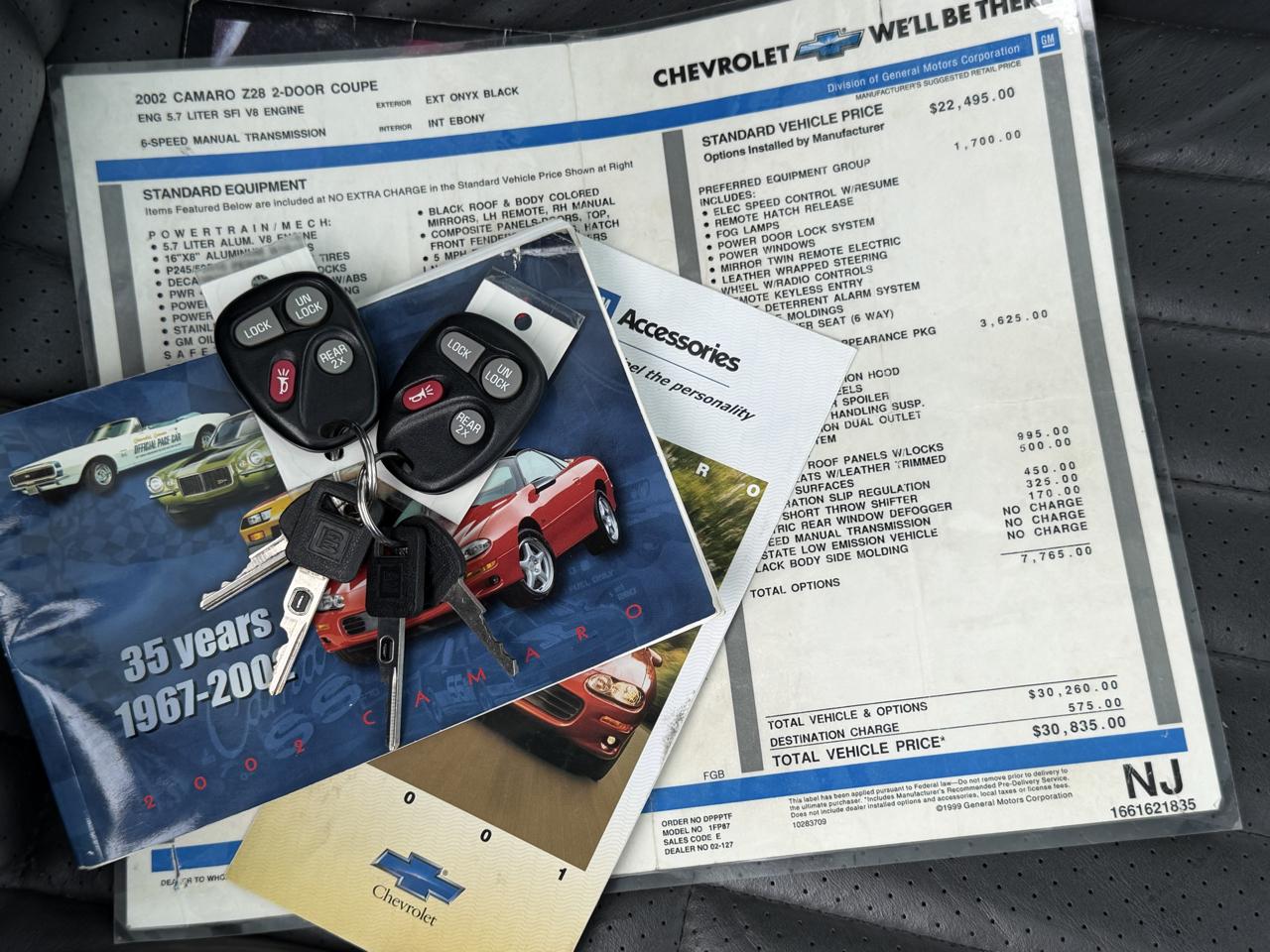 Chevrolet Camaro  2002