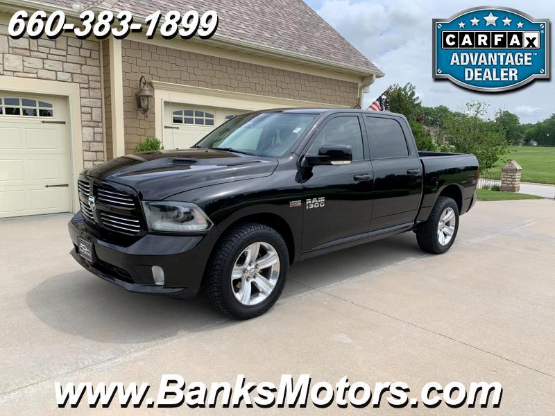 Used 2015 RAM 1500 Crew Cab Sport 4WD Heated Cooled Leather NAV for Sale in Clinton MO 64735