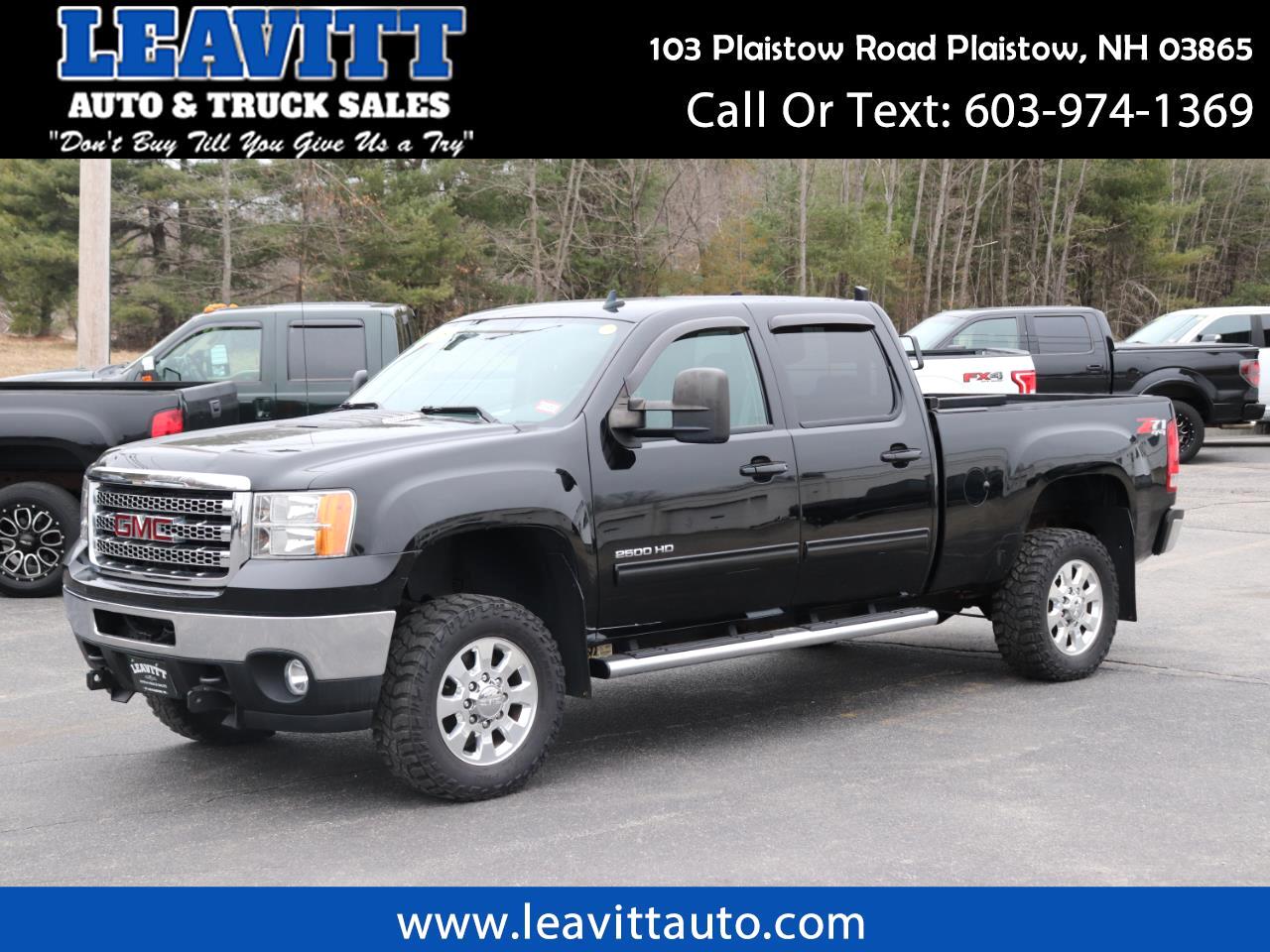 Used 2013 GMC Sierra 2500HD SLT Crew Cab 4WD for Sale in Plaistow NH