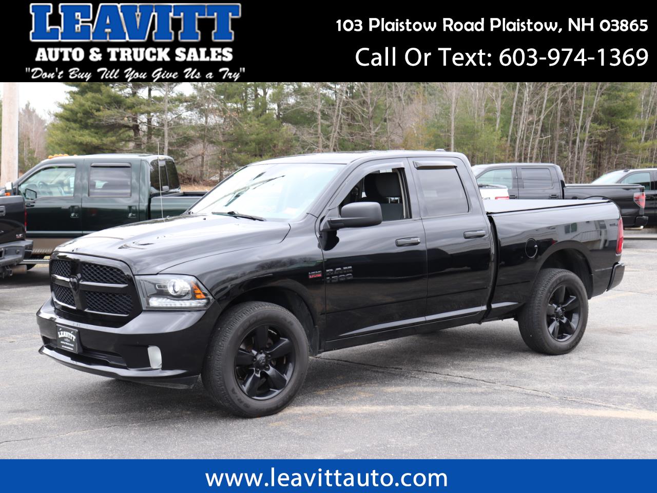Used 2014 RAM 1500 QUAD CAB 4X4 84K MILES for Sale in Plaistow NH 03865