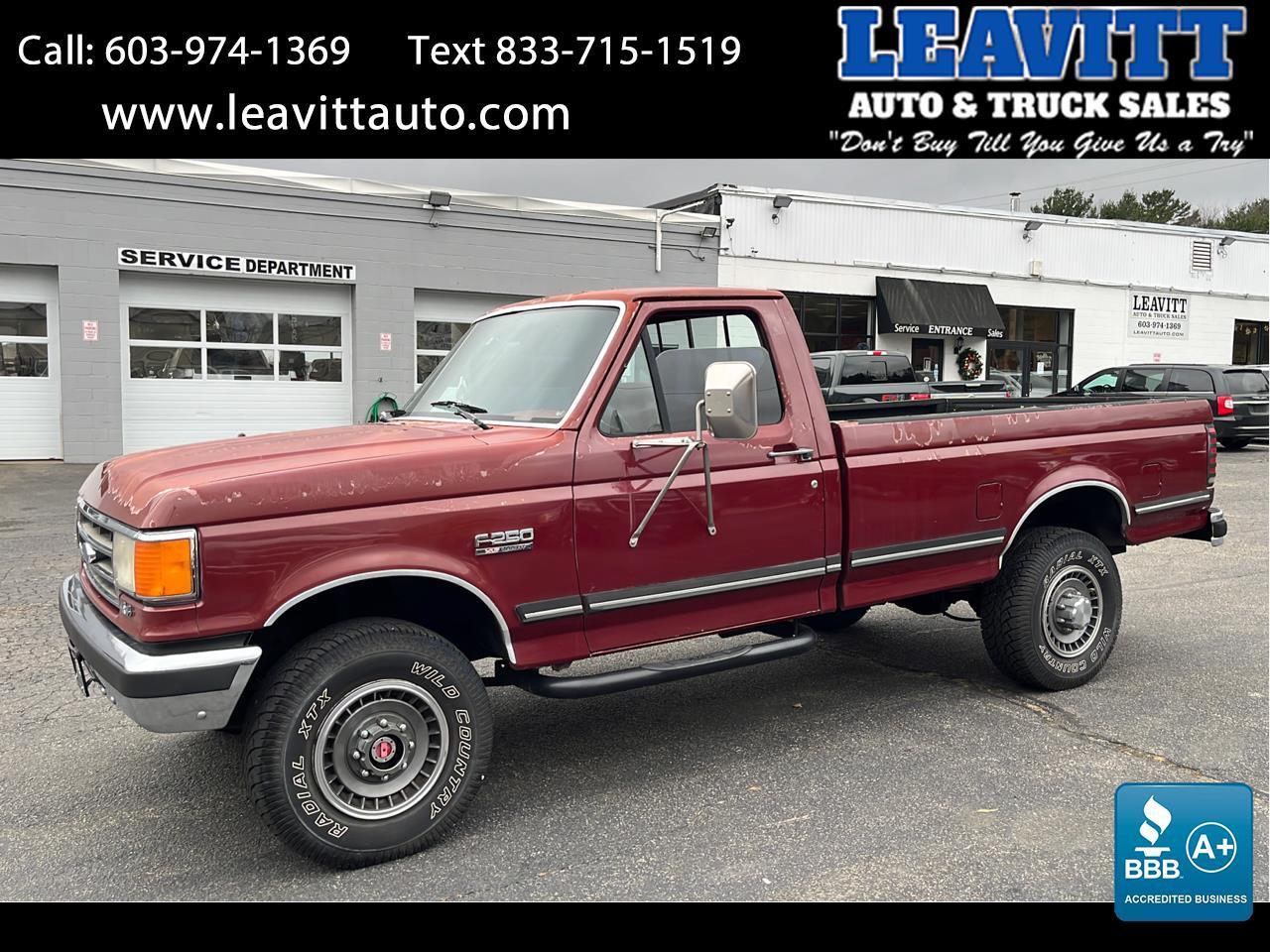 Used 1989 Ford 3/4 Ton Trucks 5.8L V8 4X4 CLEAN FRAME for Sale in Plaistow  NH 03865 Leavitt Auto & Truck