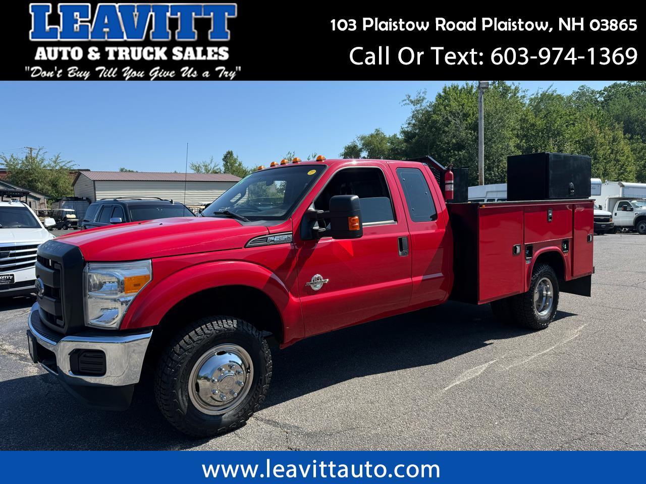 2016 Ford Super Duty F-350 DRW 6.7L POWERSTROKE DIESEL 4X4 KNAPEIDE UTILITY BODY