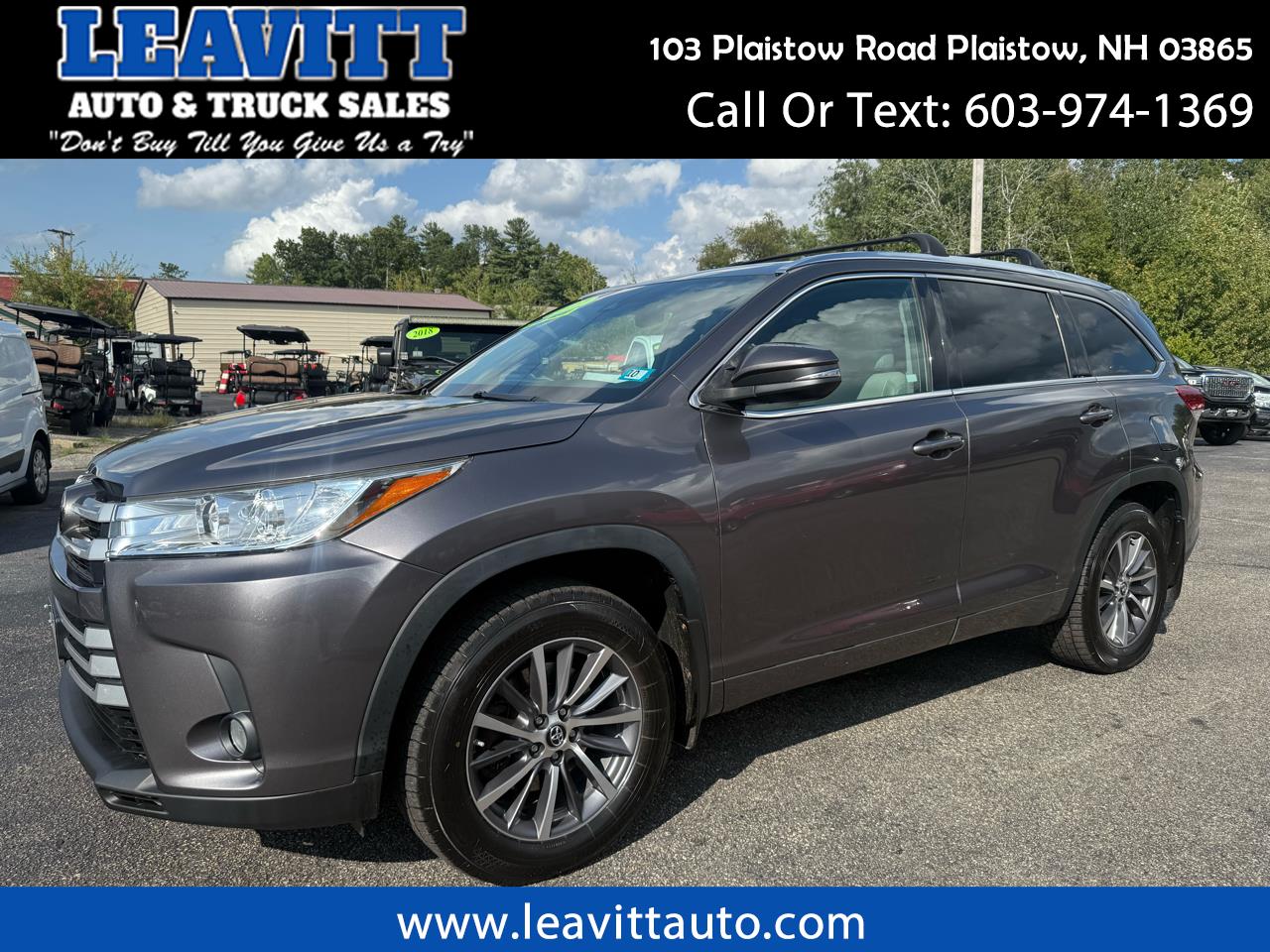 2017 Toyota Highlander XLE V6 AWD (Natl)